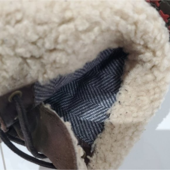 UGG "ZEA" Wedge Suede Leather Wool Waterproof Snow Boots- Size 8US - Picture 10 of 14